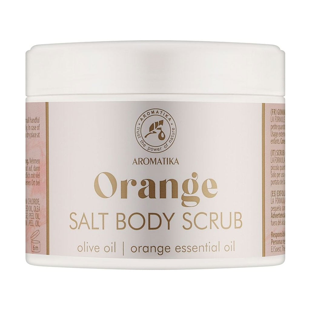 Сольовий скраб для тіла Aromatika Salt Body Scrub Апельсин, 500 г